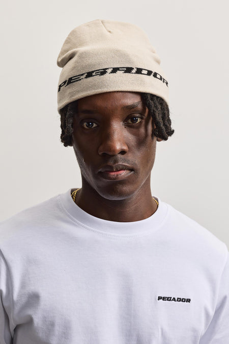Alden Short Beanie Light Beige