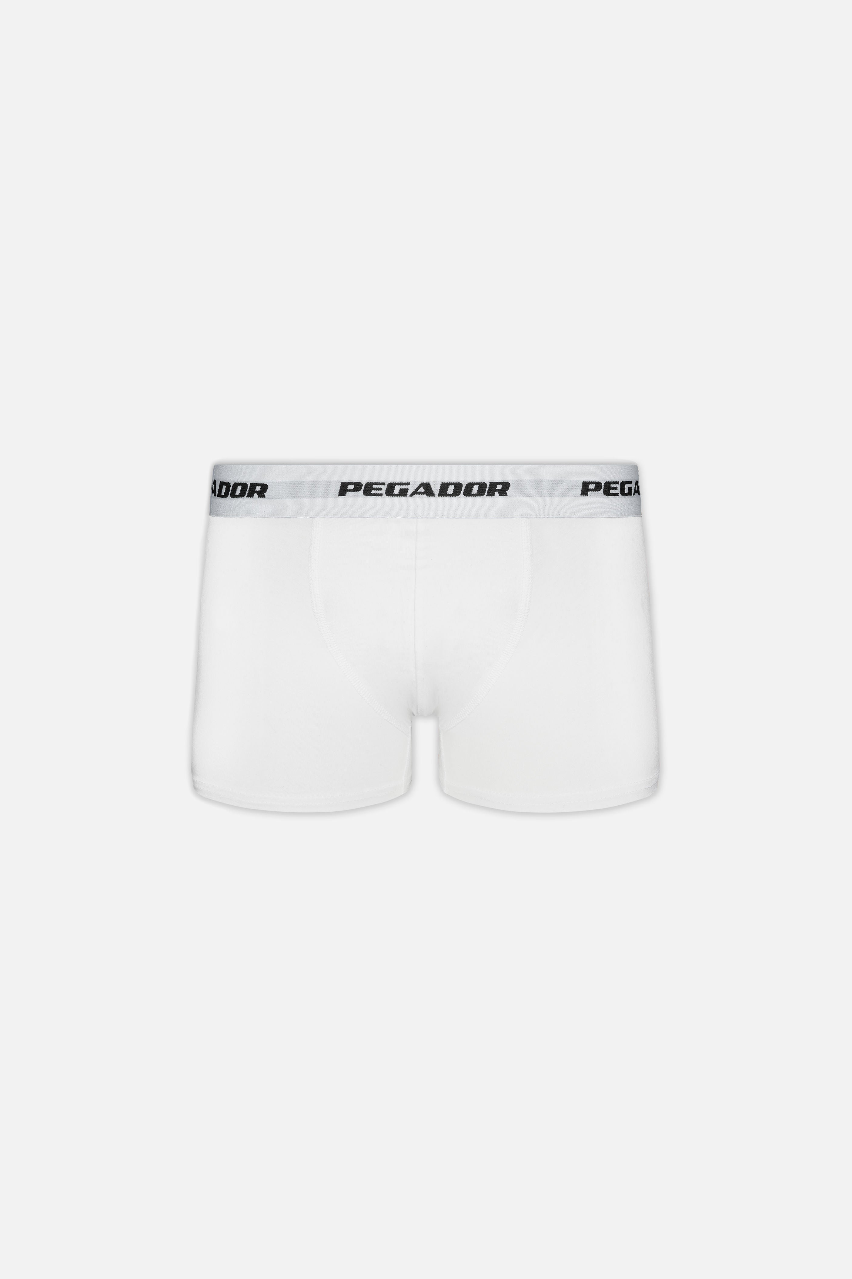 Pegador Ango Boxershorts 3 Pack White White Seitenansicht aus der PEGADOR® Kollektion für Herren und Damen