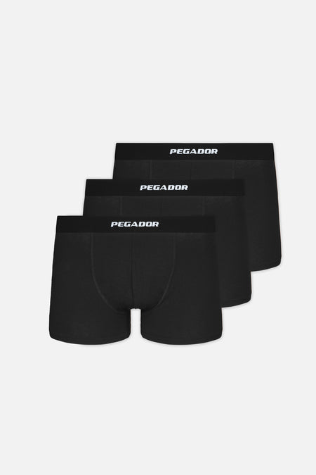 Camino Boxershorts Single Logo Black (3 Pack)