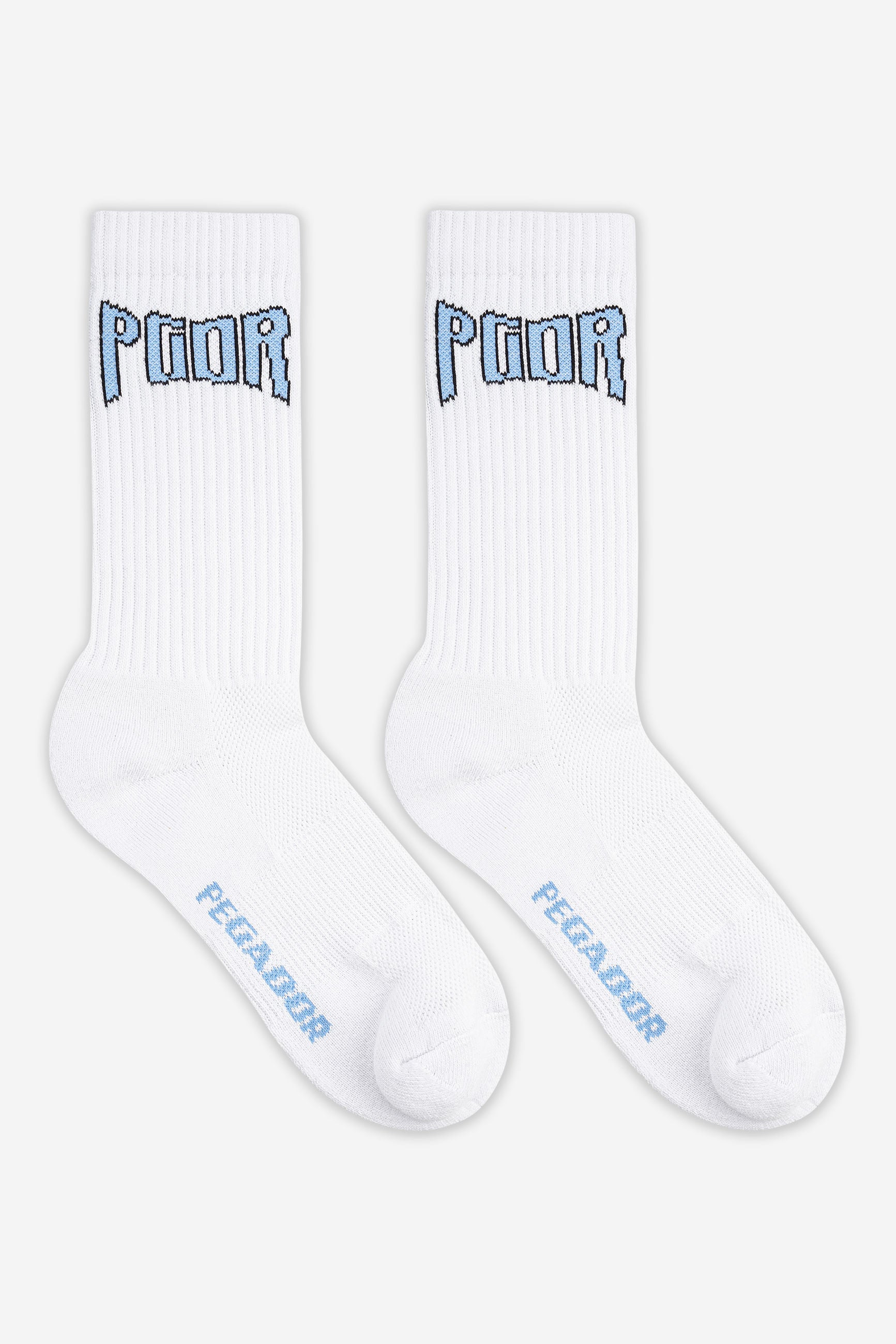 Pegador Crystal Socks White Baby Blue Hauptansicht aus der Next Wave Kollektion für Herren
