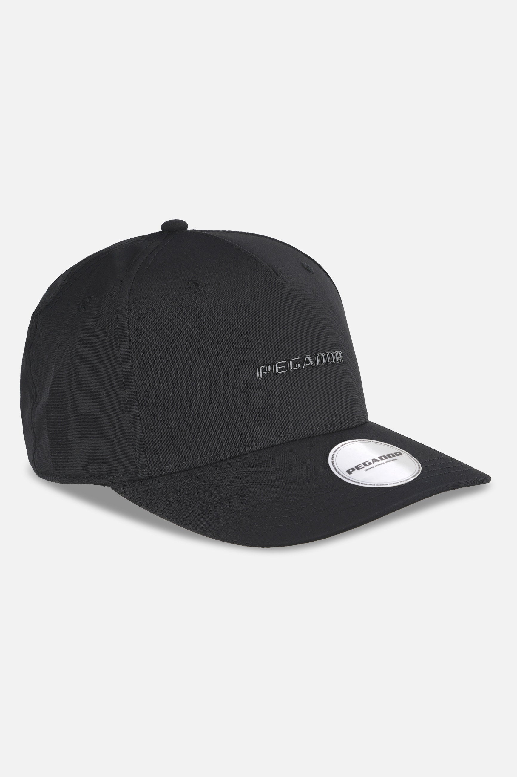 Pegador Logo Crushed Nylon Cap Black Hauptansicht aus der Never Too Late Kollektion für Herren