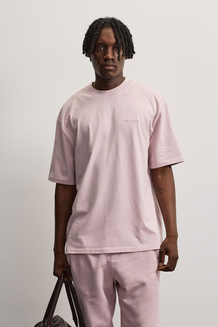 Logo Oversized Tee Faded Rose