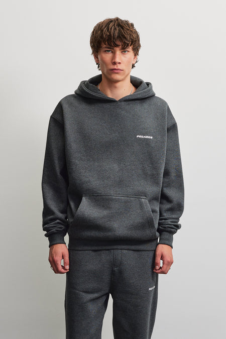 Logo Oversized Hoodie Anthracite Melange