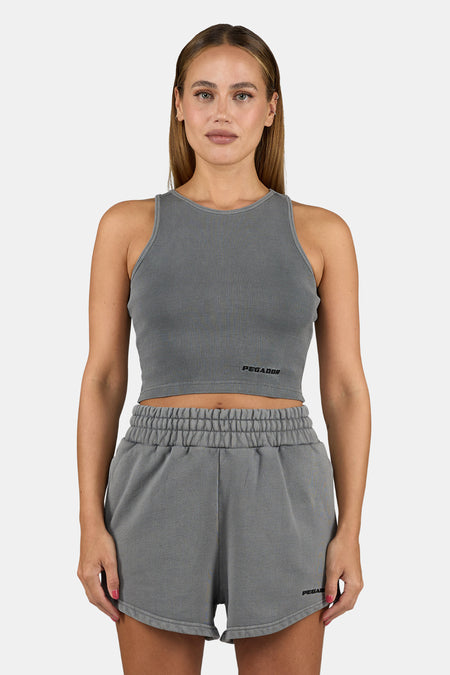 Ayla Crop Top Vintage Grey