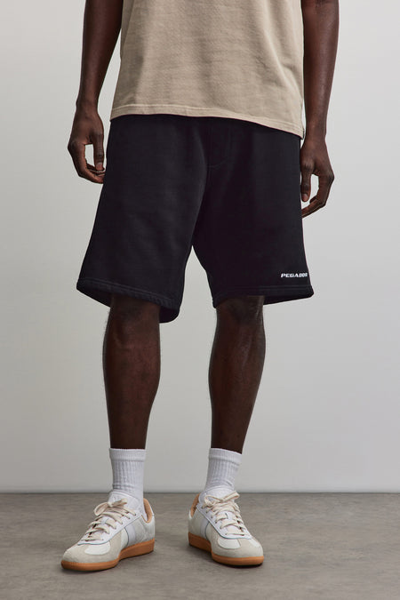 Logo Heavy Sweat Shorts Black