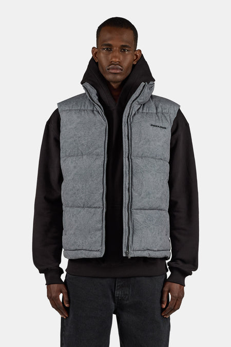 Landin Puffer Vest Concrete Grey