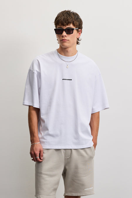 Logo Boxy Tee White Gum