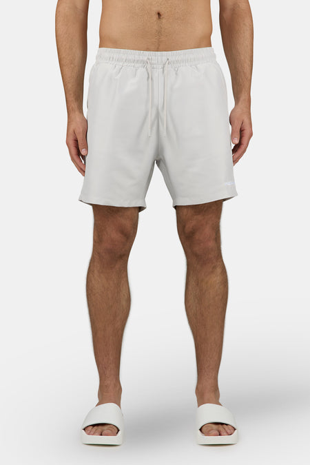 Logo Swim Shorts Pure Grey