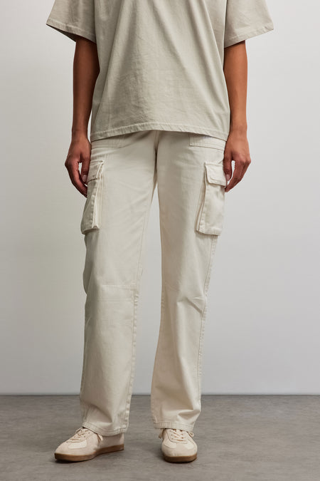 Bodo Wide Cargo Pants Salty Cream