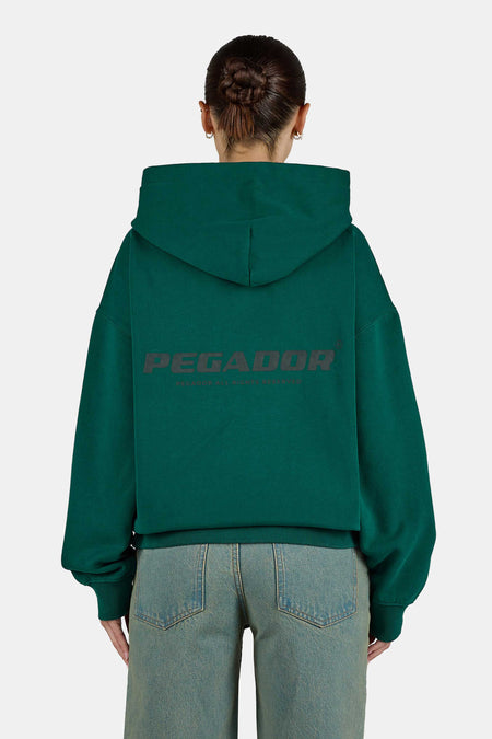 Atna Logo Oversized Hoodie Dark Green