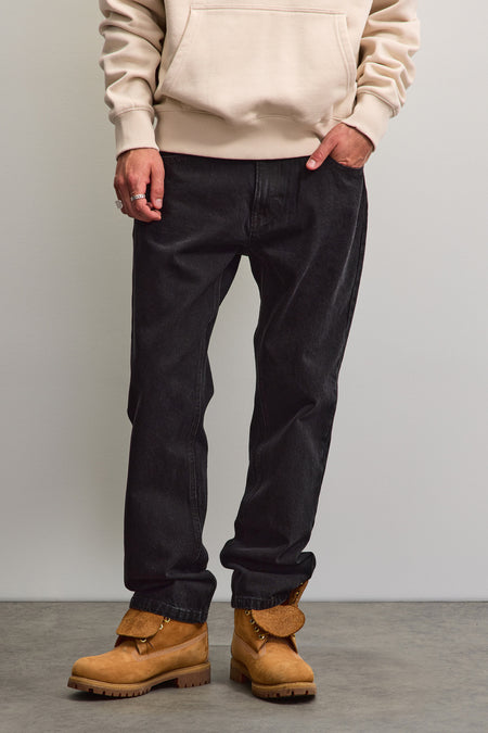 Baures Straight Jeans Washed Black