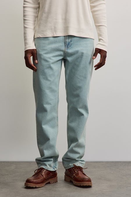 Baures Straight Jeans Sand Washed Blue