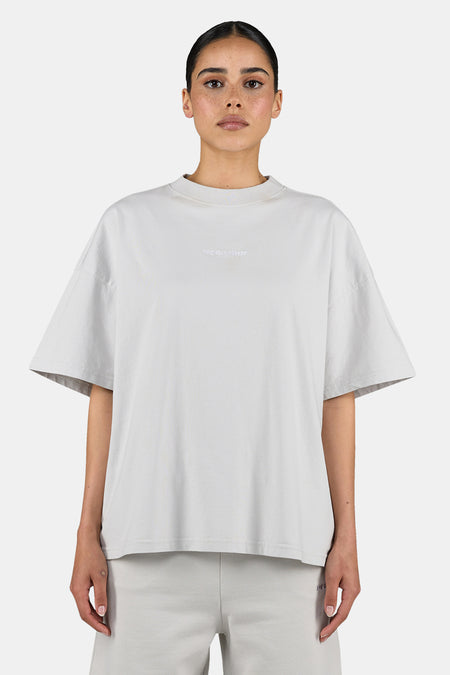Bracy Heavy Oversized Tee Washed Pure Grey