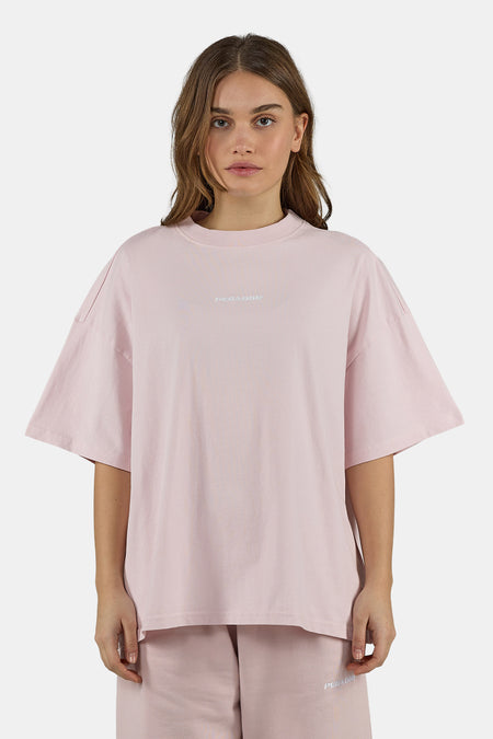 Bracy Heavy Oversized Tee Washed Powder Pink