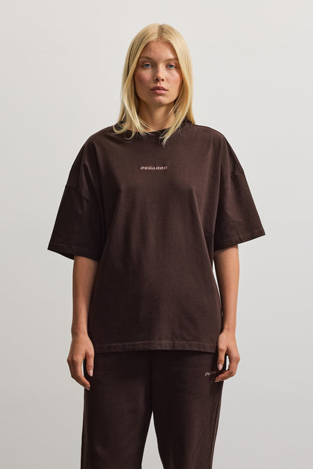 Bracy Oversized Tee Deep Brown