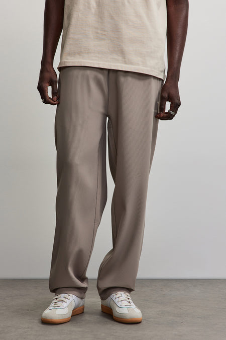 Troy Plissee Pants Warm Taupe