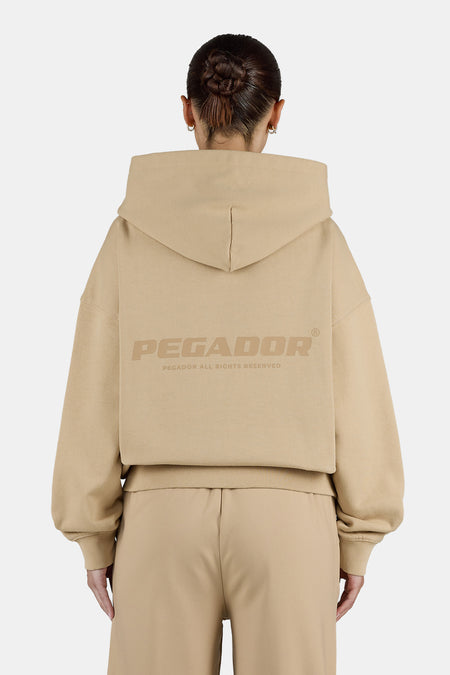 Ramira Oversized Sweat Jacket Washed Cappuccino