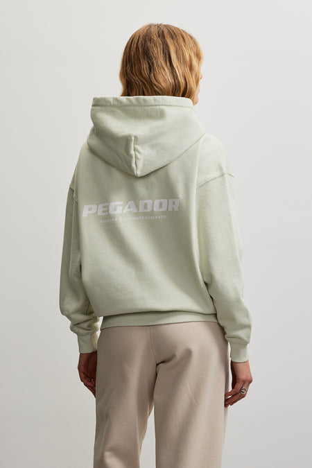 Ramira Oversized Sweat Jacket Washed Green Sorbet