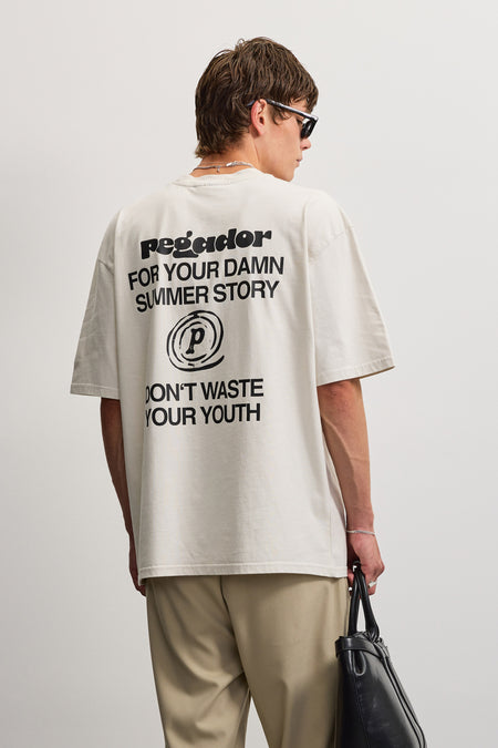 Harlan Oversized Tee Salty Cream