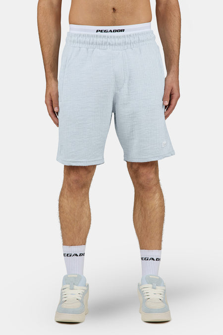 Libco Structured Knit Shorts Dream Blue