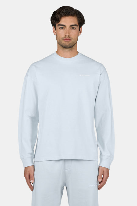 Rusk Logo Oversized Longsleeve Washed Dream Blue