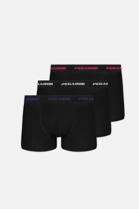 Trosk Boxershorts Virtual Pink Deep Purple Light Beige (3 Pack)