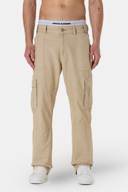 Risley Cargo Pants Beige