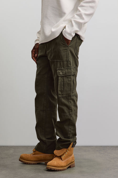 Risley Cargo Pants Olive Green