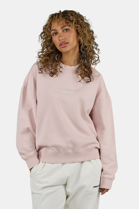 Sela Oversized Sweater Washed Powder Pink