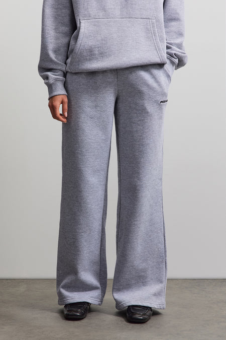 Anni Wide Sweat Pants Grey Melange