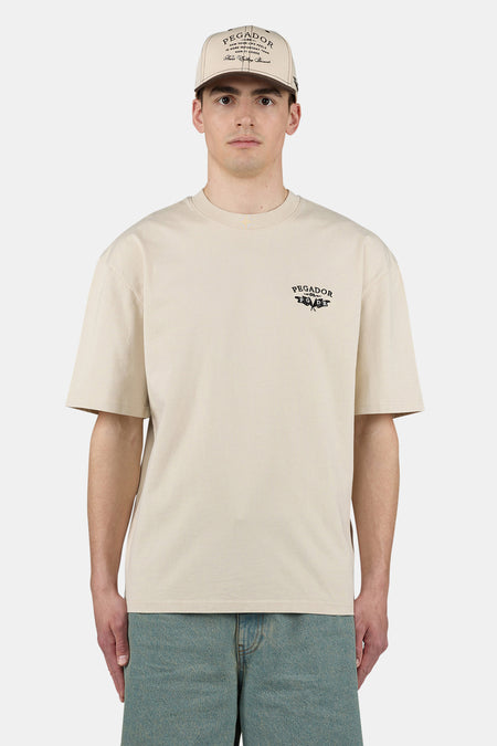 Hamker Oversized Tee Washed Light Beige
