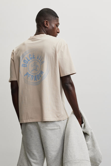 Nuevo Oversized Tee Washed Cream