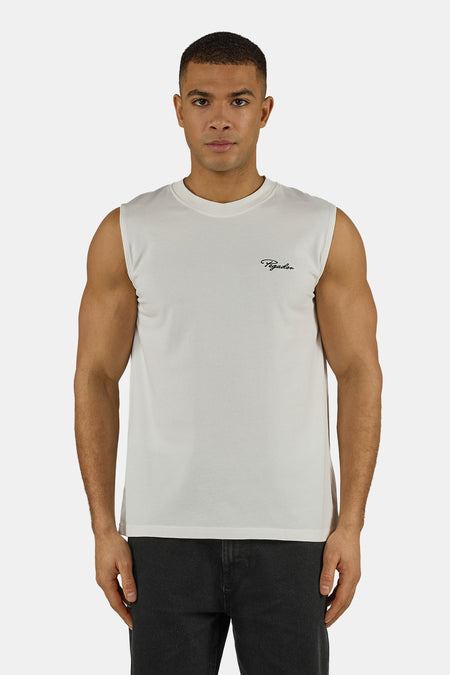 Signar Sleeveless Tee Warm White