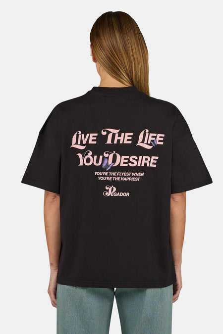 Noria Heavy Oversized Tee Black