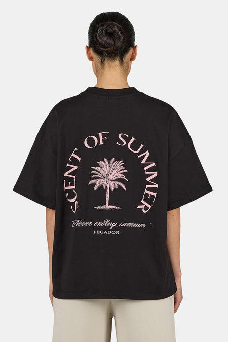 Lurin Heavy Oversized Tee Black