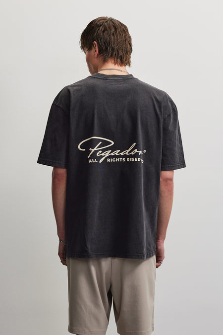Pike Oversized Tee Vintage Black