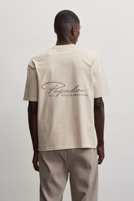 Pike Oversized Tee Washed Cream