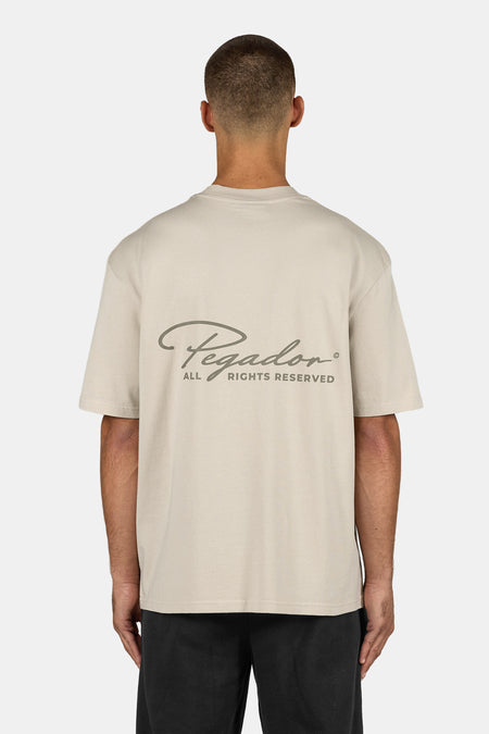 Pike Oversized Tee Washed Cozy Beige