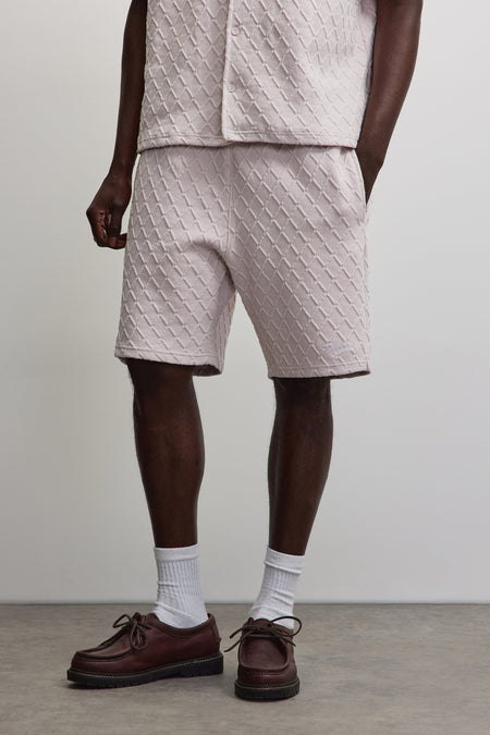 Jovren Structured Shorts Light Lilac