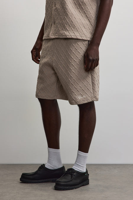 Jovren Structured Shorts Warm Taupe