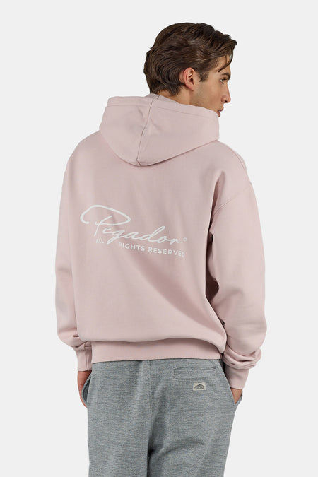 Pike Oversized Hoodie Washed Powder Pink
