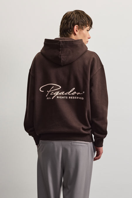Pike Oversized Hoodie Deep Brown