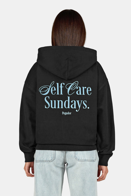 Deva Oversized Sweat Jacket Black