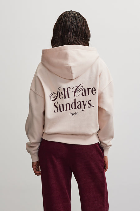 Deva Oversized Sweat Jacket Dusty Rose