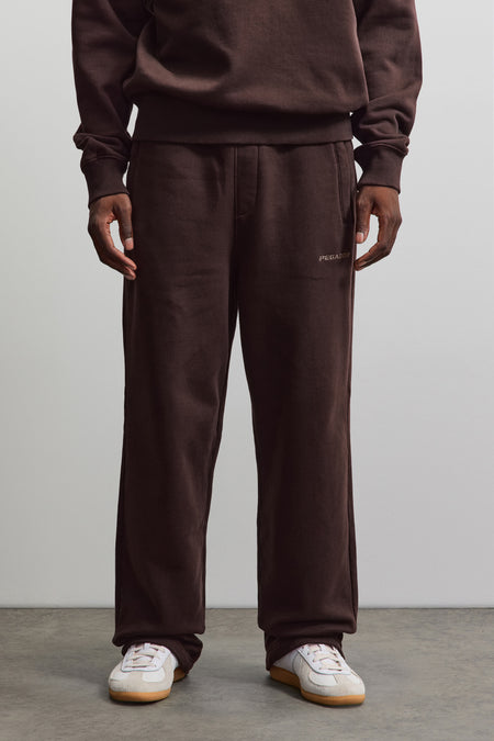 Logo Loose Sweat Pants Deep Brown