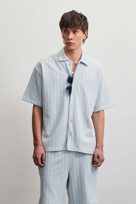 Forno Structured Shirt Ocean Blue