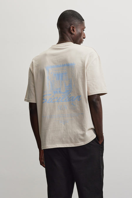 Pedroche Oversized Tee Washed Cream