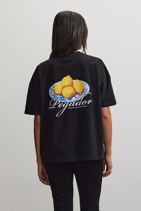 Mdina Heavy Oversized Tee Washed Black