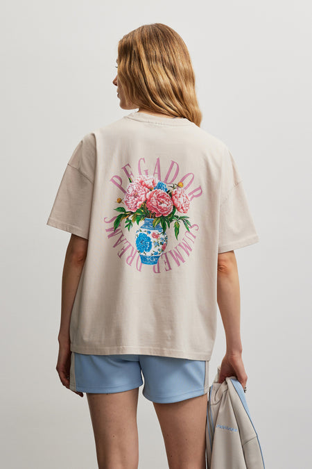 Olargues Heavy Oversized Tee Washed Cream