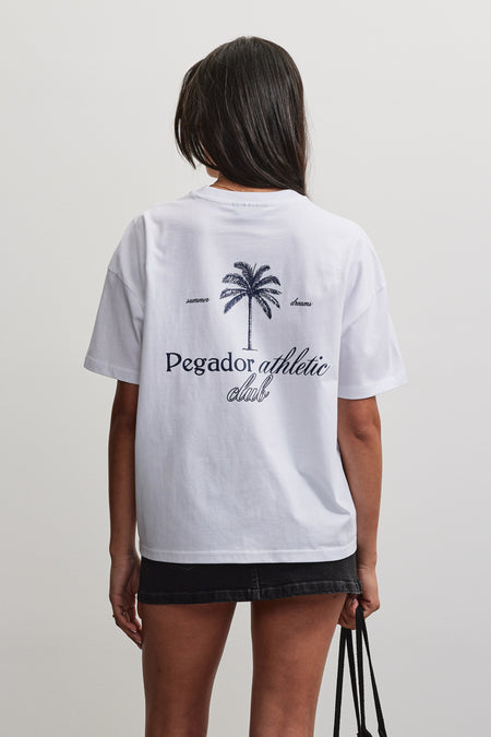 Zarasai Heavy Oversized Tee White